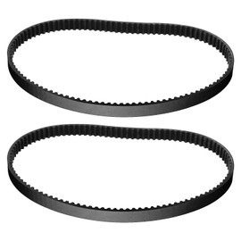 HASMX 2-Pack Replacement Geared Belt for Vacuflo TurboCat, TP210 Model, Central Vacuum Air Driven Turbo Brush Geared Belt Black