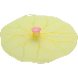 Charles Viancin - Lilypad Silicone Lid for Food Storage - 8''/20cm - Creates an Airtight Seal on Any Smooth Rim Surface - BPA-Free - Oven, Microwave, Freezer, Stovetop and Dishwasher Safe