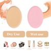 4Pack Oval Puff Beauty Egg Foundation Sponge Professional Makeup Sponge