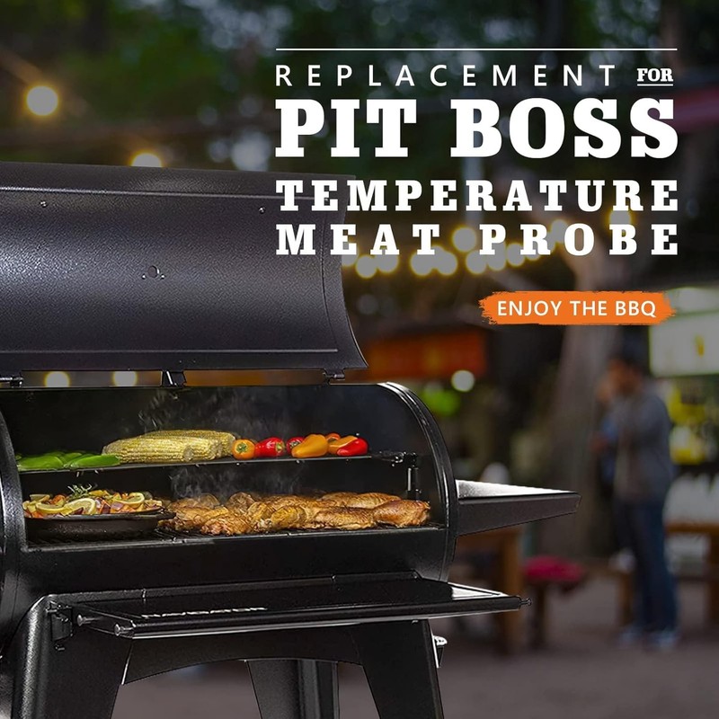 2-Pack Temp Meat Probe Replacement for Pit Boss Pellet Grills