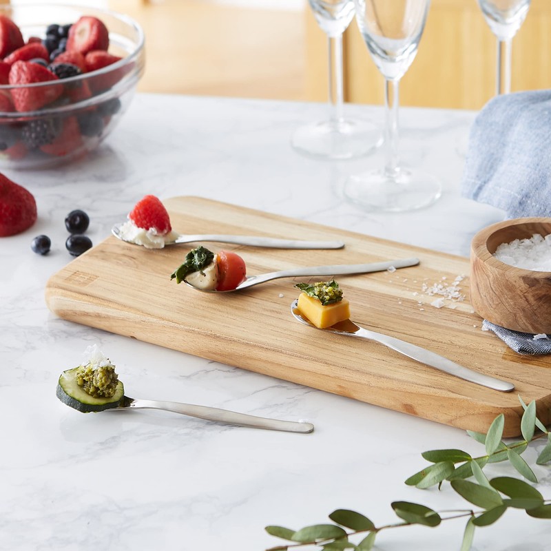 RSVP International Poached Egg Spoon, 4 Piece Set Multipurpose Use