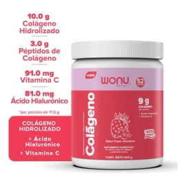 Wonu Colágeno Hidrolizado con Ácido Hialurónico | Nutrición y Cuidado de la Piel