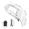 Watermelon Light Bracket,Stainless Steel Universal Angled Clamp Mount for RVs