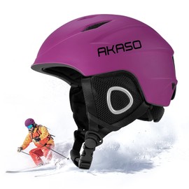AKASO Ski Helmet for Men and Women, Snowboard Helmet, Snow Sport Helmet, Goggles Compatible, Ski Helmet for Youth