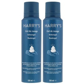 Harry's Foaming Shave Gel 120ml 2 pack bundle (EN Label)