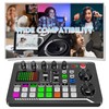 Professional Audio Mixer, SINWE Live Sound Card and Audio Interface