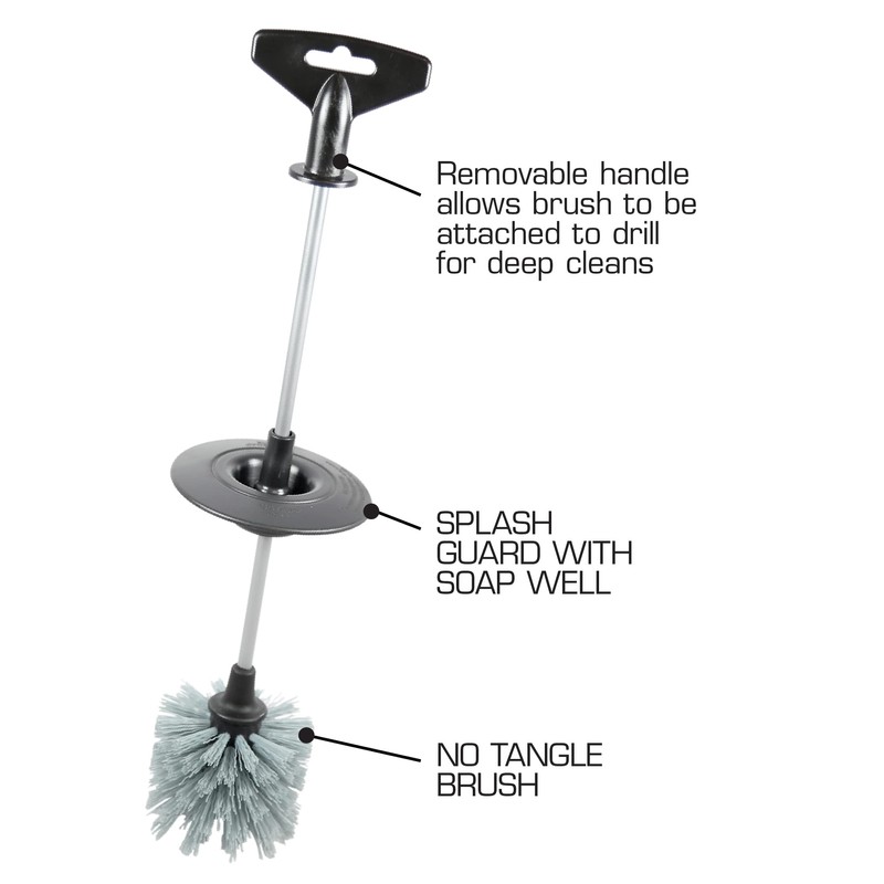 Danco Next 3.7 in. W Plastic Garbage Disposal Brush -