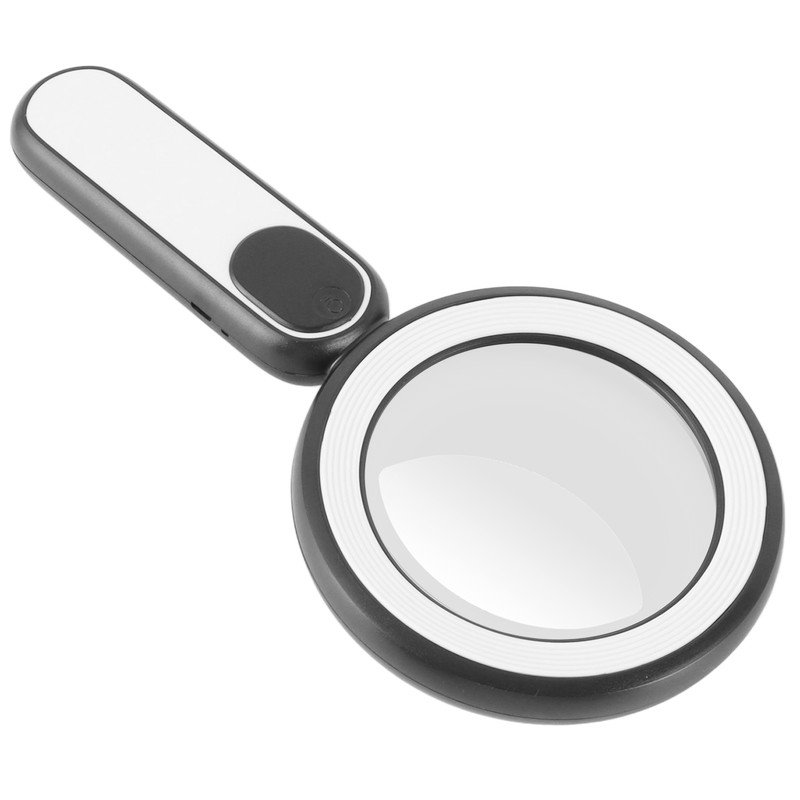 8X Rechargeable Magnifying Glass with Light 21Led 3 Mode Magnifying