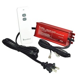 Durablow TR2001 Gas Fireplace On/Off Remote Control Kit for Millivolt Valve or Electronic Ignition Module (Input 100-240VAC)