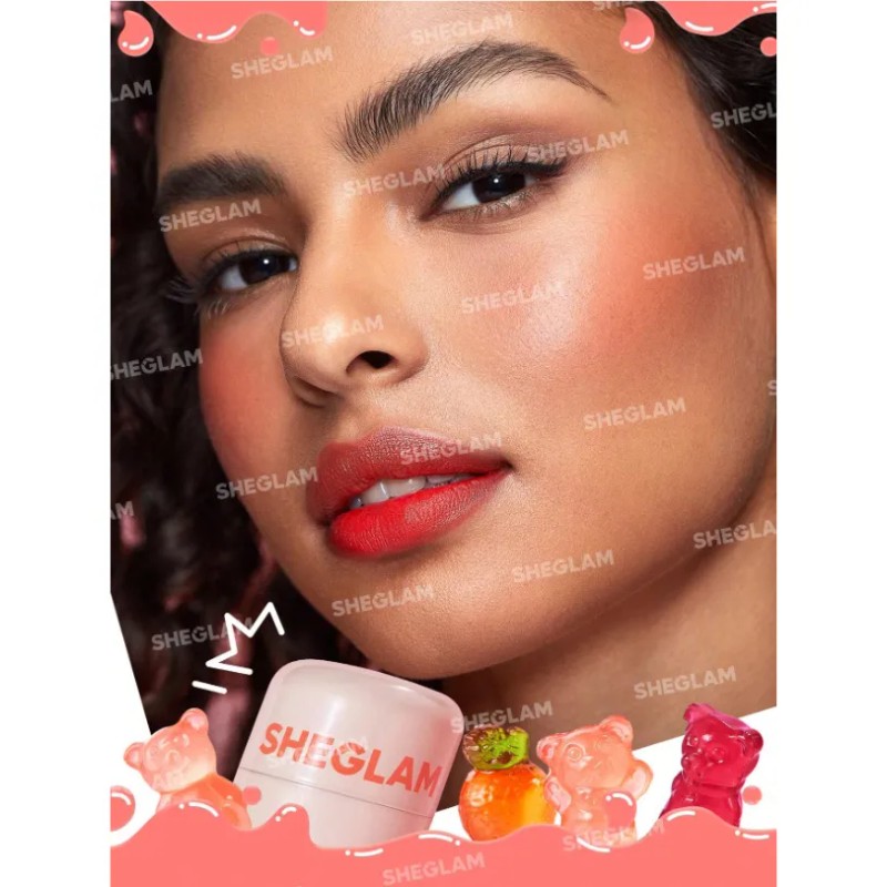 Sheglam Rubor Y Labial Textura Gelatina Frutal-tonos Tono Del Maquillaje