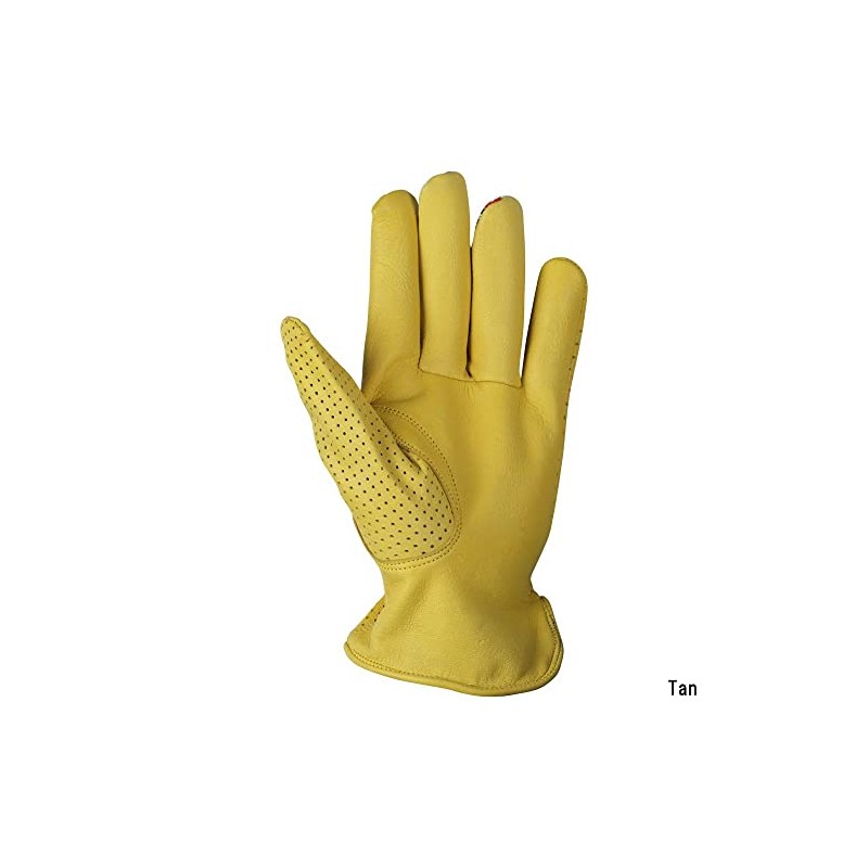 JAM'S GOLD JGG-1023 ANARCHY Leather Mesh Gloves, tan