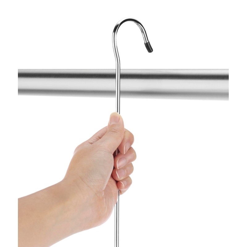 Whitmor Double Closet Rod - Heavy Duty Closet Organizer- Chrome