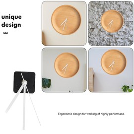 EXCEART Silent Movement with White Hands for DIY Watches, Precise and Durable, Suitable for Wall Clocks and Creative Projects