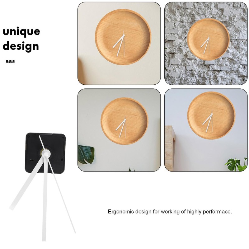 EXCEART Silent Movement with White Hands for DIY Watches, Precise