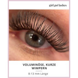 GirlGotLashes Mini Box Doll Eye Edition No. 4, Eyelash Extensions for Home Use, 1 Pair of Eyelashes, Fake Lashes with 5–7 Days Hold, Vegan, Handmade