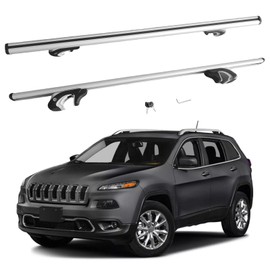 ROADFAR Universal 56" Window Frame Roof Rack Cross Bars Aluminum Top Rail Carries Luggage Carrier Baggage Rail Crossbars