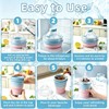 2-in-1 Silicone Ice Ball Cup, Collapsible Ice Cube Cup with