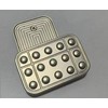 Metal Fidget Slider for Adults, Portable EDC Fidget Spinner Toy, Poker Push Slider for Desk and Office