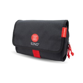 Hanging Toiletry Bag for Men and Kids Travel Toiletry Bag All Compartments with Zipper Closure Easy to Hang with Heavy Duty Hook and Loop, black