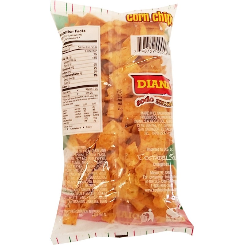 Prodiana Corn Chips Hot Snack 4.30 oz - Picante (Pack
