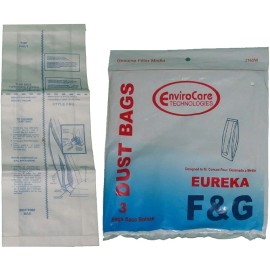Fits For Eureka 3pk Fits For Eureka Vacuum Bags Style F & G, 2 Play, Upright