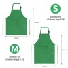 Sinland Kids Apron with Pocket 2 Pack Children Chef Apron