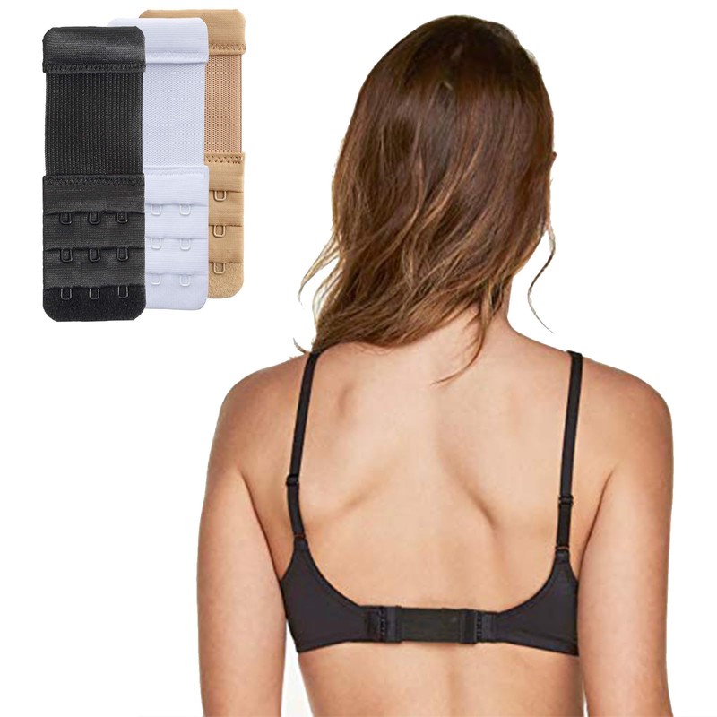 Dolaso 6 Pcs Women's Bra Extender 3 Hook Soft and