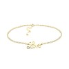 Sofia Milani - Women's Bracelet 925 Silver Love Pendant, Yellow