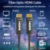 Rulykar 8K Fiber Optic HDMI Cable, 16FT,HDMI 2.1 Cable 48Gbps