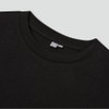 JAJU Women's Cotton Loose Fit 5-Button T-Shirt_Black
