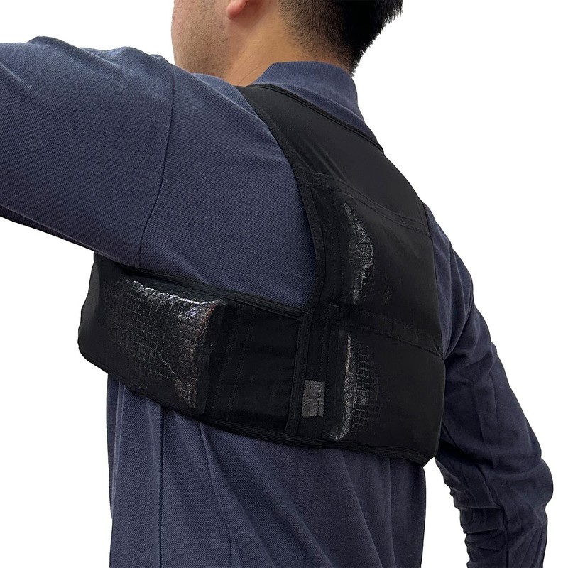 TULTEX AZ-865948 Ice Vest (Includes 4 Ice Packs) AZ-865948 Heat