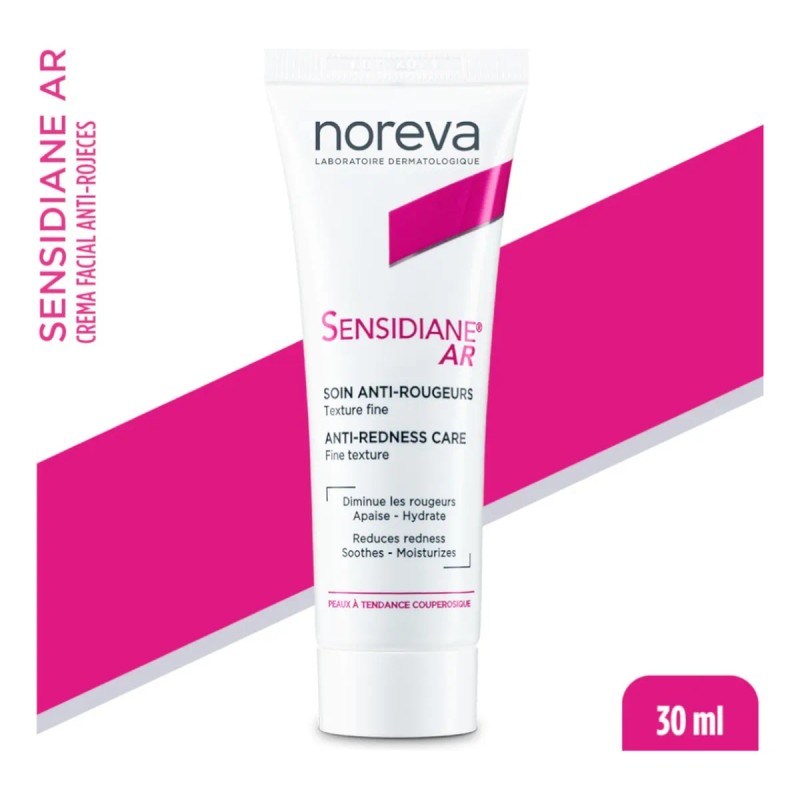 Sensidiane AR Crema Facial Tratamiento Antirrojeces, 30 ml