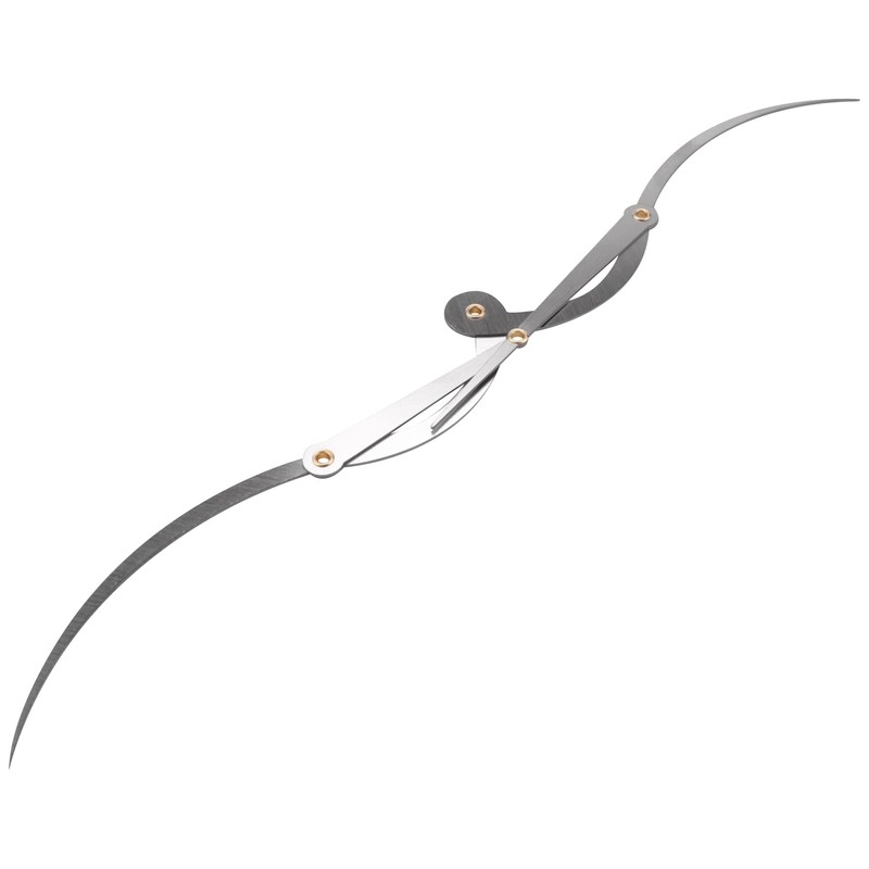 Tsudoku Mean Calipers Golden Ratio Calipers Stainless Steel Eyebrow Ruler