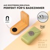 bremermann Bamboo Magnetic Soap Holder - Free Hanging Soap Through