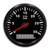 85 Mm/3.35 Inch Tachometer, 3000 RPM, IP67 Waterproof, Tachometer with