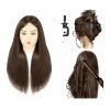 Ezzyso Cabeza De Maniquí De Entrenamien Para Práctica Peluquería