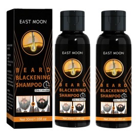 2×champú Oscurecedor Para Barba, Colorante, 30 Ml