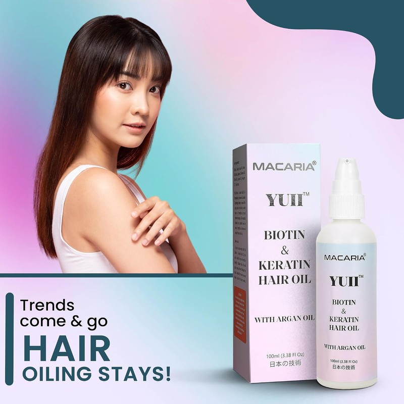 Yuii Biotin Hair Growth Oil Spray For Black Hair Women