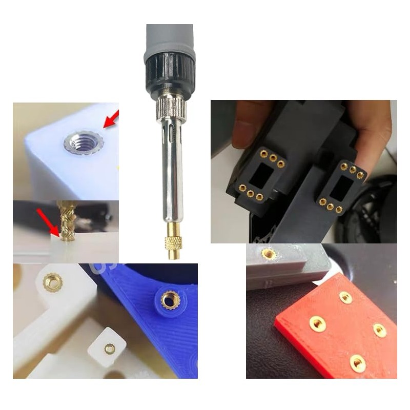 Heat Set Insert tip Tool Vertical Heat Pressing Machine Heat