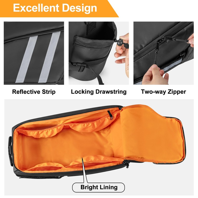 HODRANT Waterproof Under Seat Bag Compatible with Honda Ruckus 2010-2024