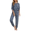 Ekouaer Women's Pajamas Comfortable Cotton Pajamas Sets for Women Winter