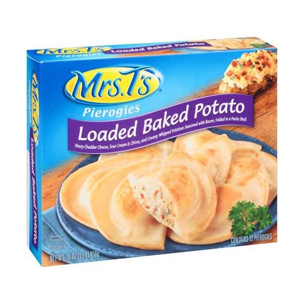 Mrs. Ts Pierogies Loaded Baked Potato, 12 count per pack -- 12 per case.