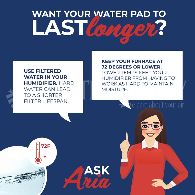 Air Filter Factory Replacement For HUMBBSBP, 2212, 2312, 2412 Bryant