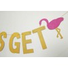 Topfun Flamingo Let's Get Flocked Up Banner for Bachelorette Party