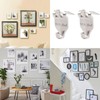 INCREWAY Claw Drywall Picture Hanger, 30Pcs Nail-Free Picture Hangers Easy