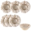 6 Pieces Round Bread Proofing Basket Cloth Liner, Banneton Proofing