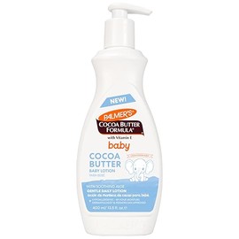 Palmer's Cocoa Butter Formula Loción Corporal Humectante Bebé, Piel Seca y Delicada, Manteca de Cacao, Vitamina E y Aloe, Hipoalergénica, Humectación 48 Horas, Dermatológicamente Probada, 400ml