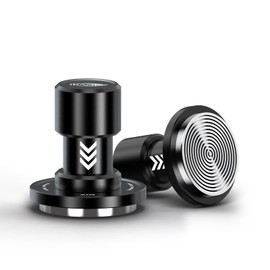 IKAPE 51MM V6 Impact Espresso Tamper with Sound Feedback, 15lb/30lb Interchangeable Springs, Espresso Low-Profile Tamper with Triple-spring System, Fits 51mm portafilters