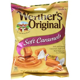 WERTHER'S ORIGINAL SOFT CARAMELS 4.51oz PACKAGE