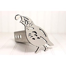 Custom Hitch Covers 12828-Stainless Steel Quail Hitch Cover, 2"
